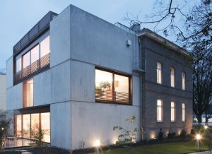 Villa Benrath Aussen Nacht